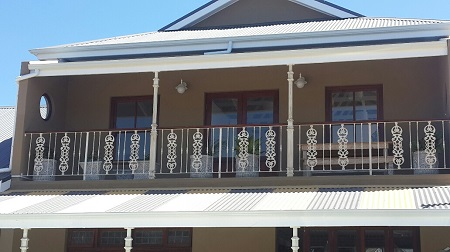 Fat Harry's wrought iron balustrade