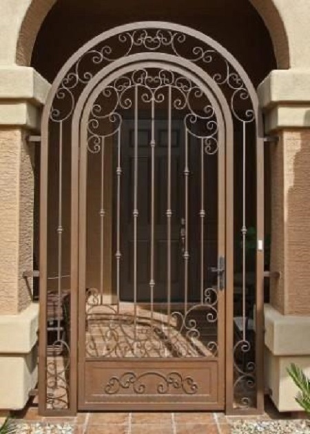 Harriette wrought iron gate