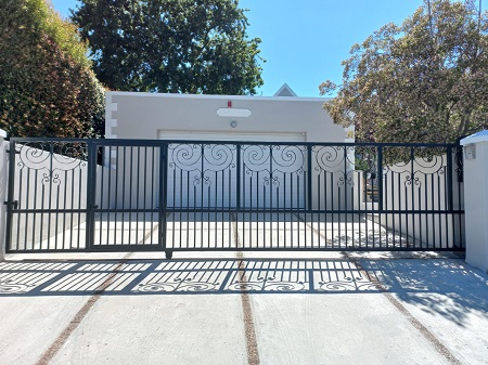 Louise wrought iron gate