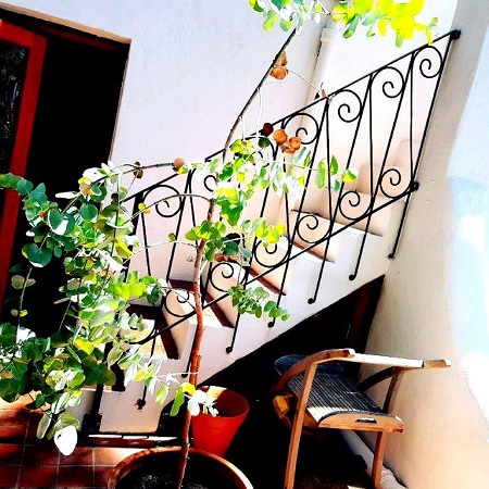 Pamela wrought iron balustrade