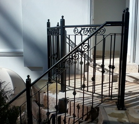 Penelope wrought iron balustrade