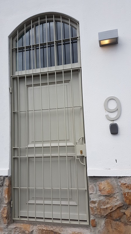 Regal wrought iron gate