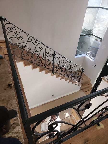 Ryan wrought iron balustrade