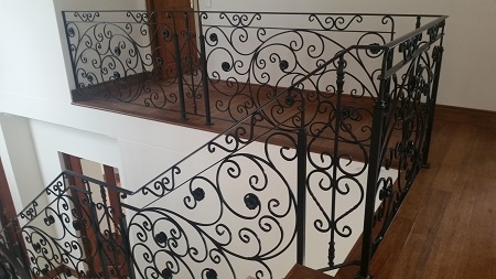 Valerie wrought iron balustrade