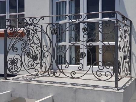 Valerie Juliette wrought iron balustrade
